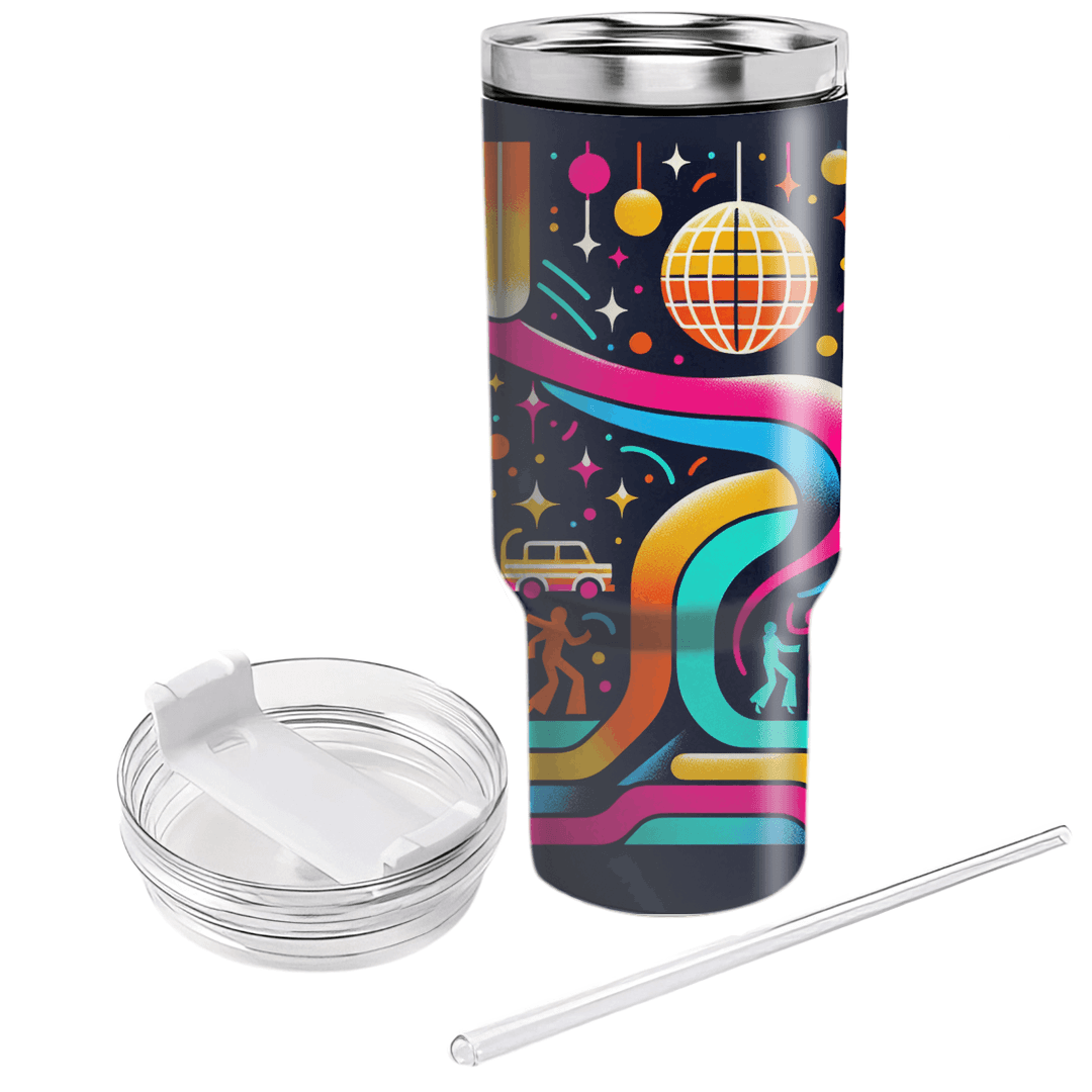 Neon Lights Night  Custom Tumblers
