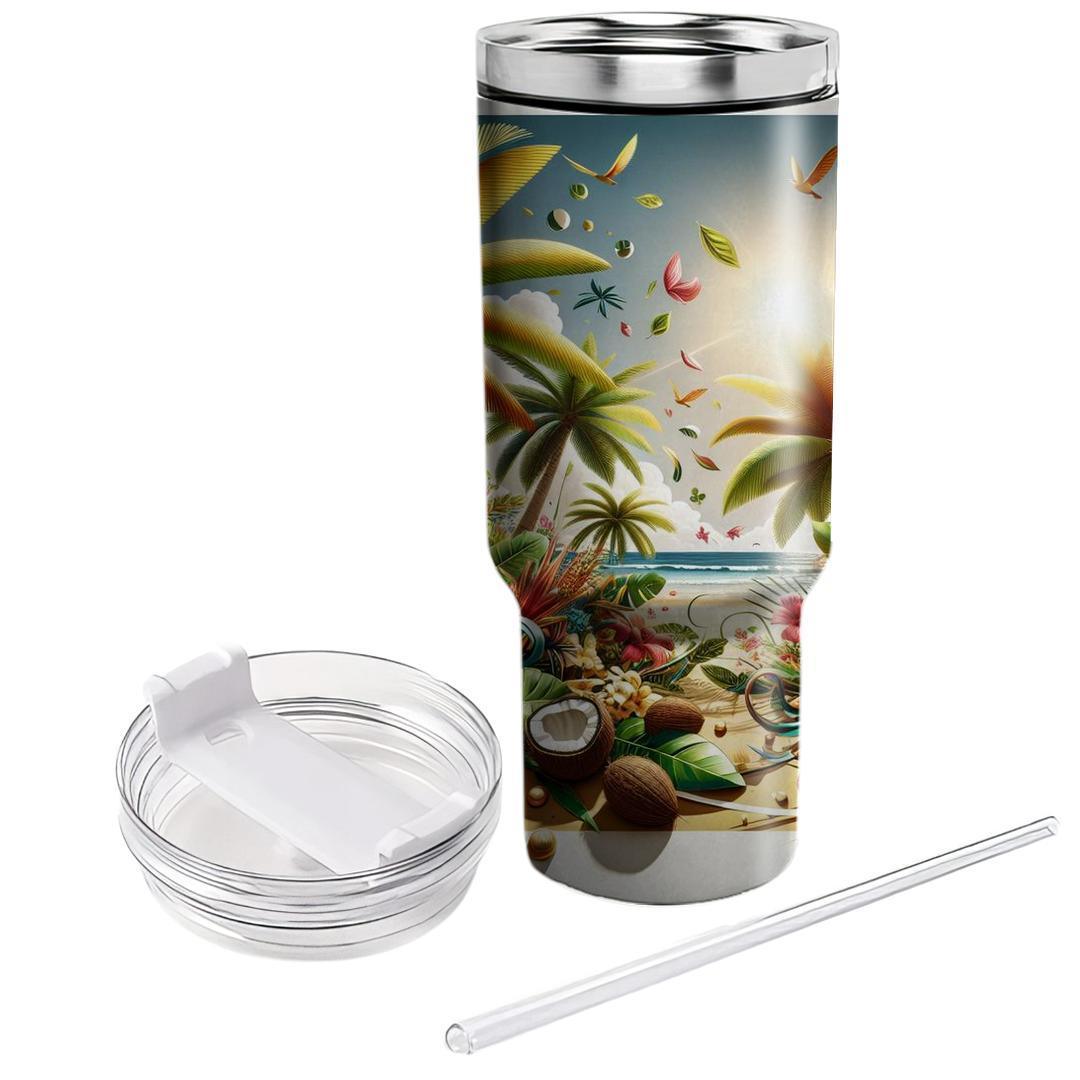 Summer Oasis Adventure  Tumbler Cups