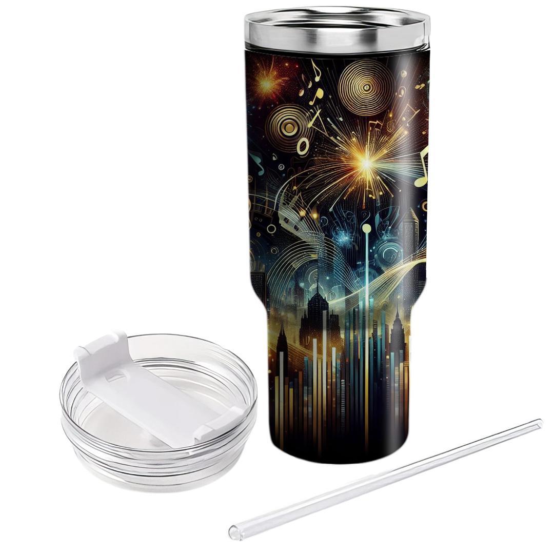 Soundwaves Of Celebration - New Year's Eve  Insulated Tumblers