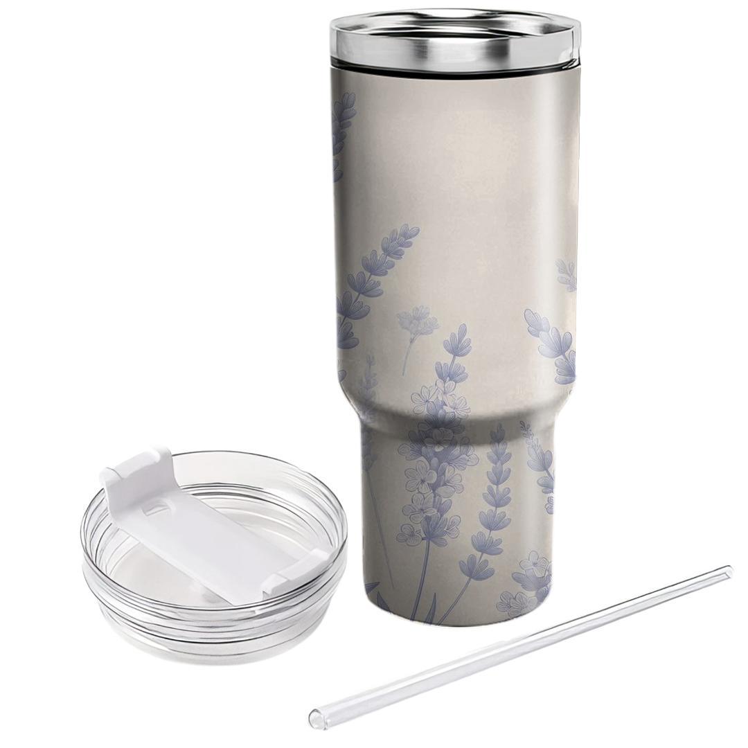 Charming Lavender Breeze  Tumbler Cups