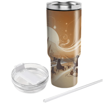 Sacred Connections - A Festive Family  Decorative Tumblers