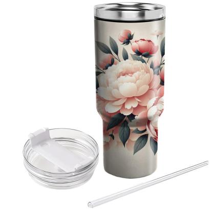 Charming Peony Dreams  Insulated Tumblers