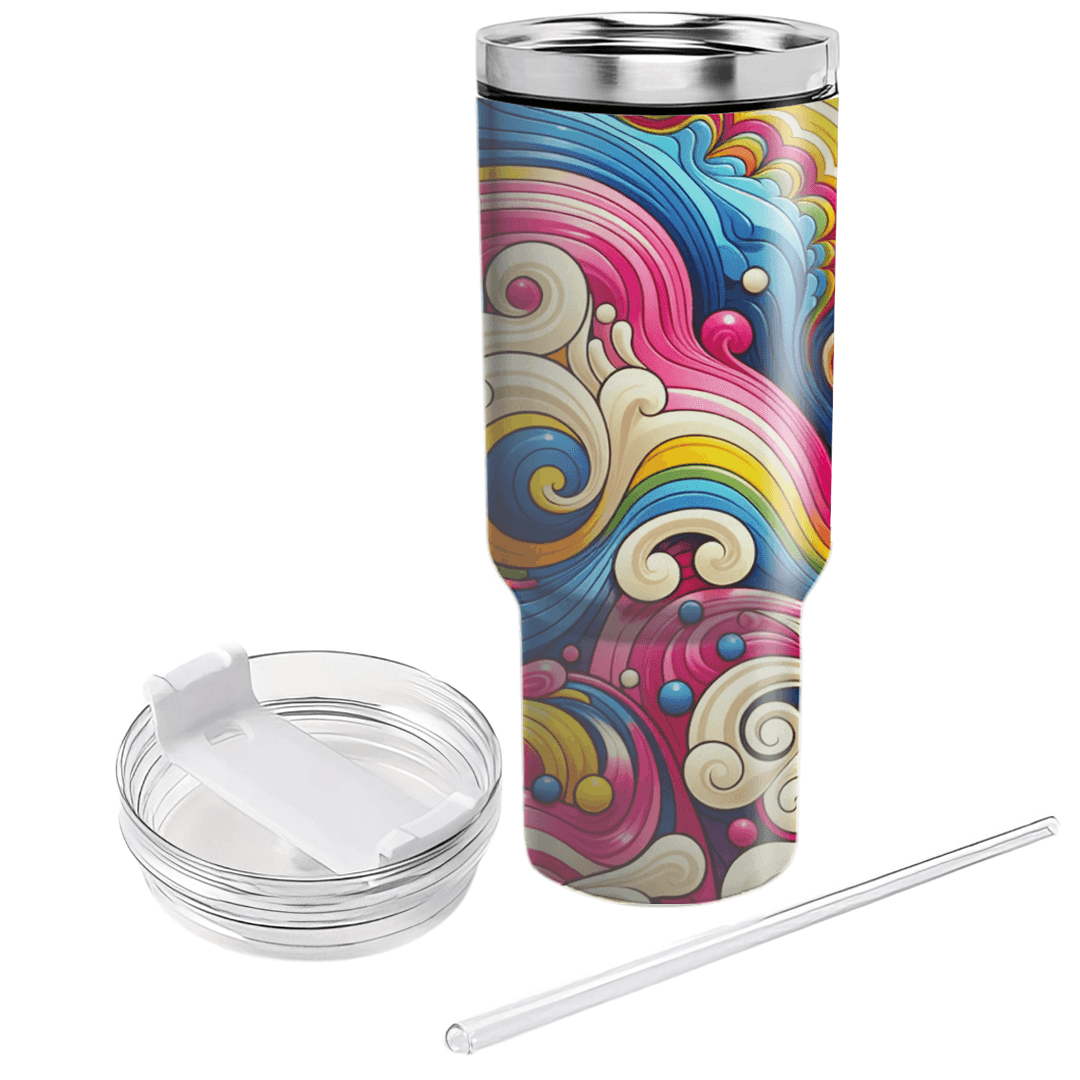 Tie-dye Splash  Travel Tumblers