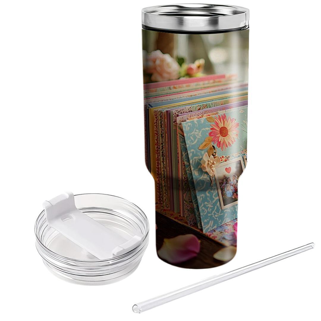 Threads Of Love: A Handcrafted Scrapbook Unique Tumblers