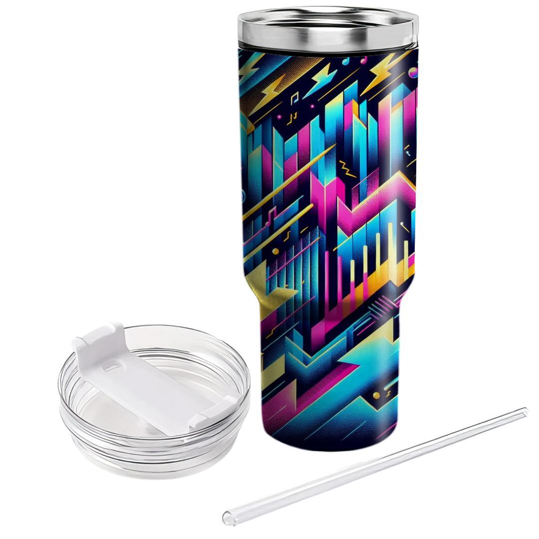 Synthpop Radiance  Decorative Tumblers