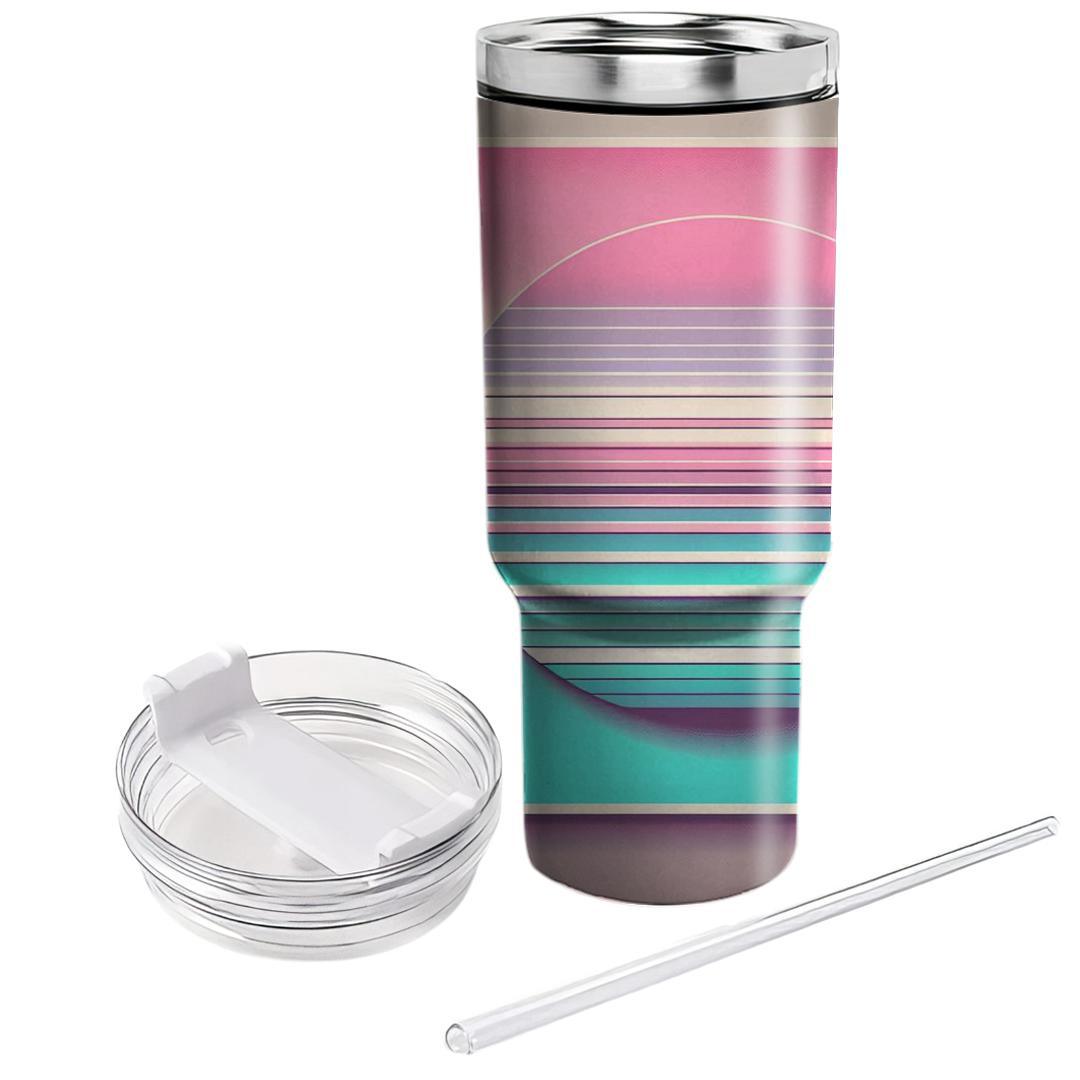 Classic 80s Gradient  Personalized Tumblers