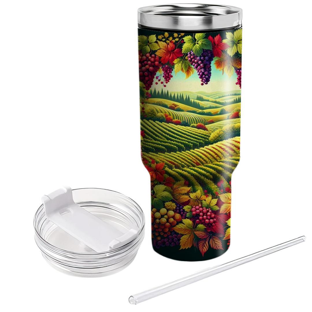 Autumn Wine Harvest  Tumbler Cups