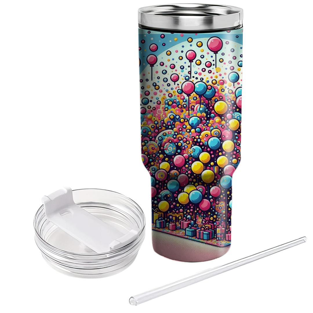 Charming Confetti Blast  Tumbler Cups