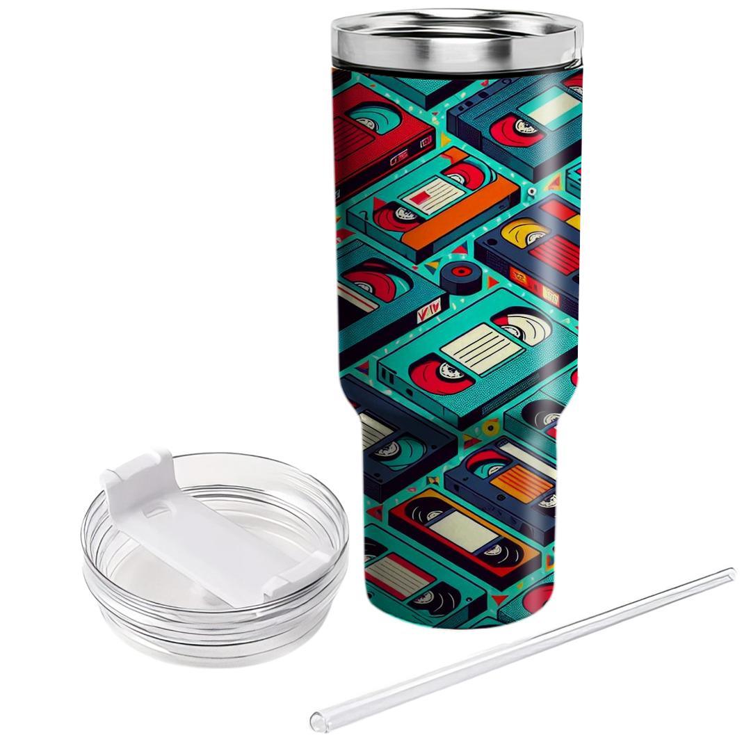 Nostalgic 80s Vhs Tapes  Personalized Tumblers