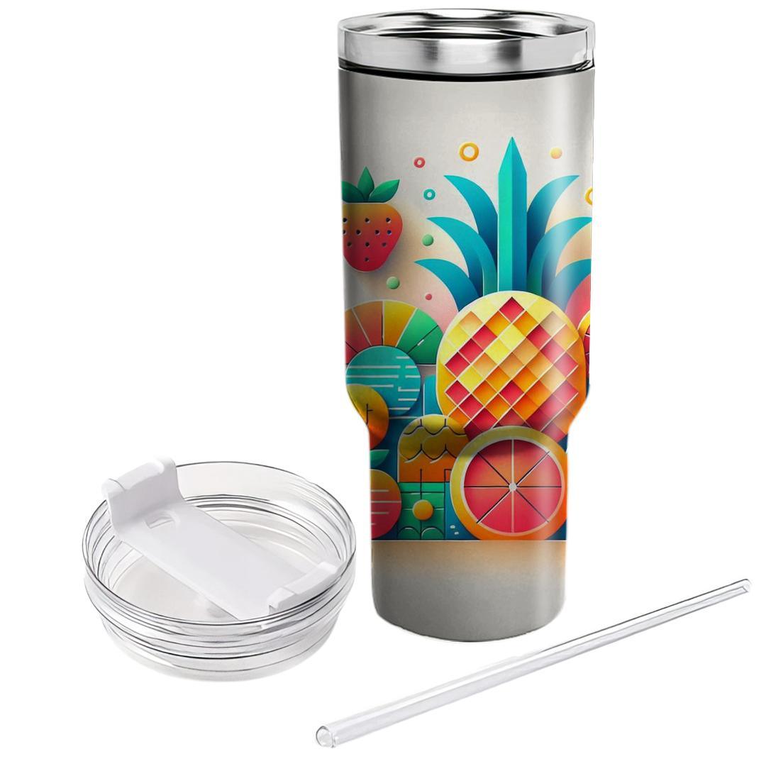 Funky Fresh Fruit  Personalized Tumblers