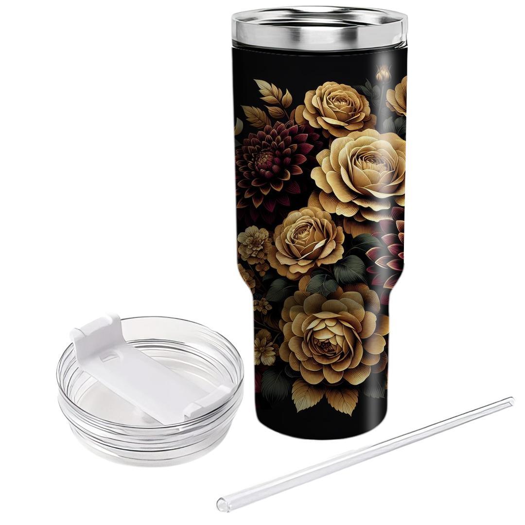 Glamorous Floral Cascade  Tumblers For Gifts