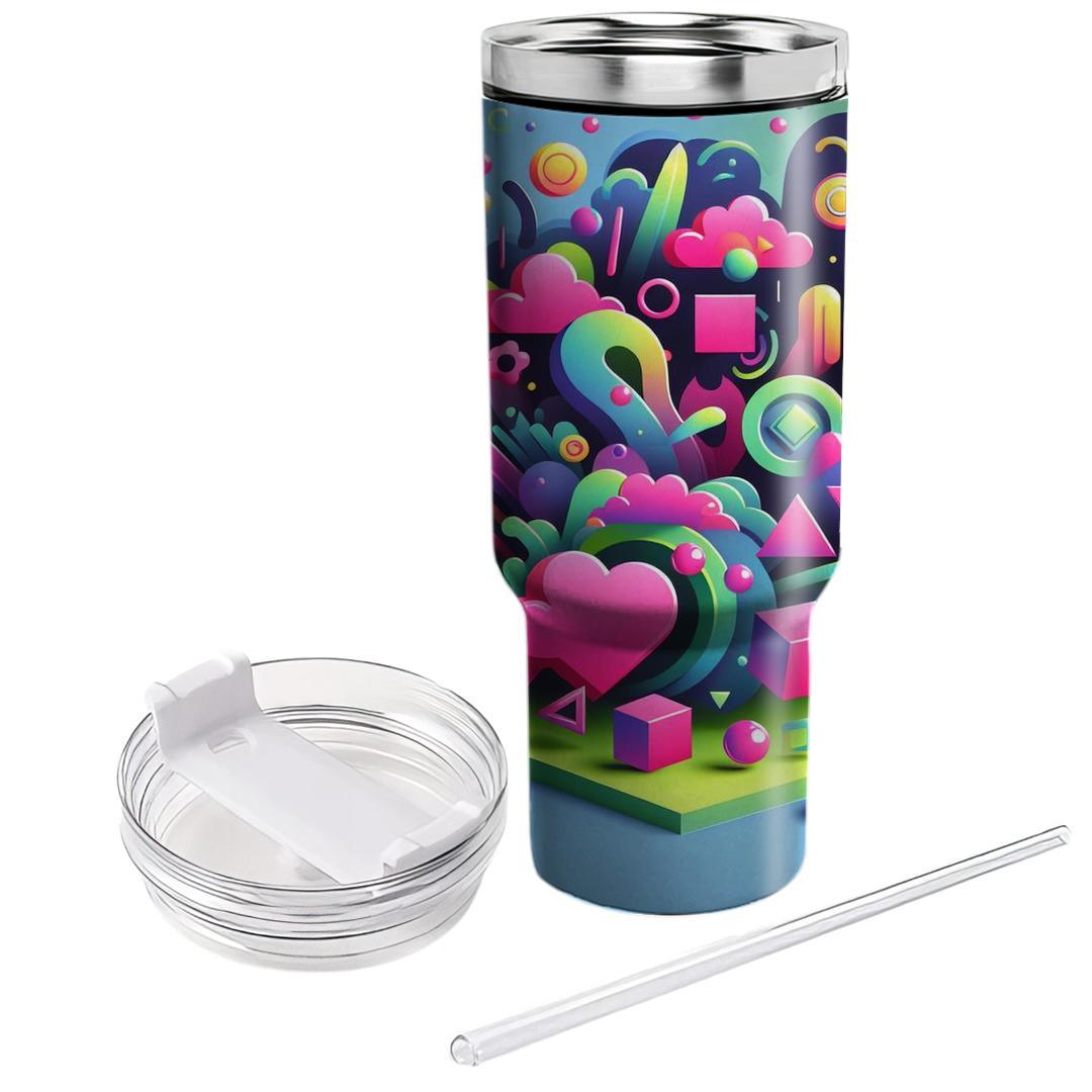 Groovy Shapes  Unique Tumblers