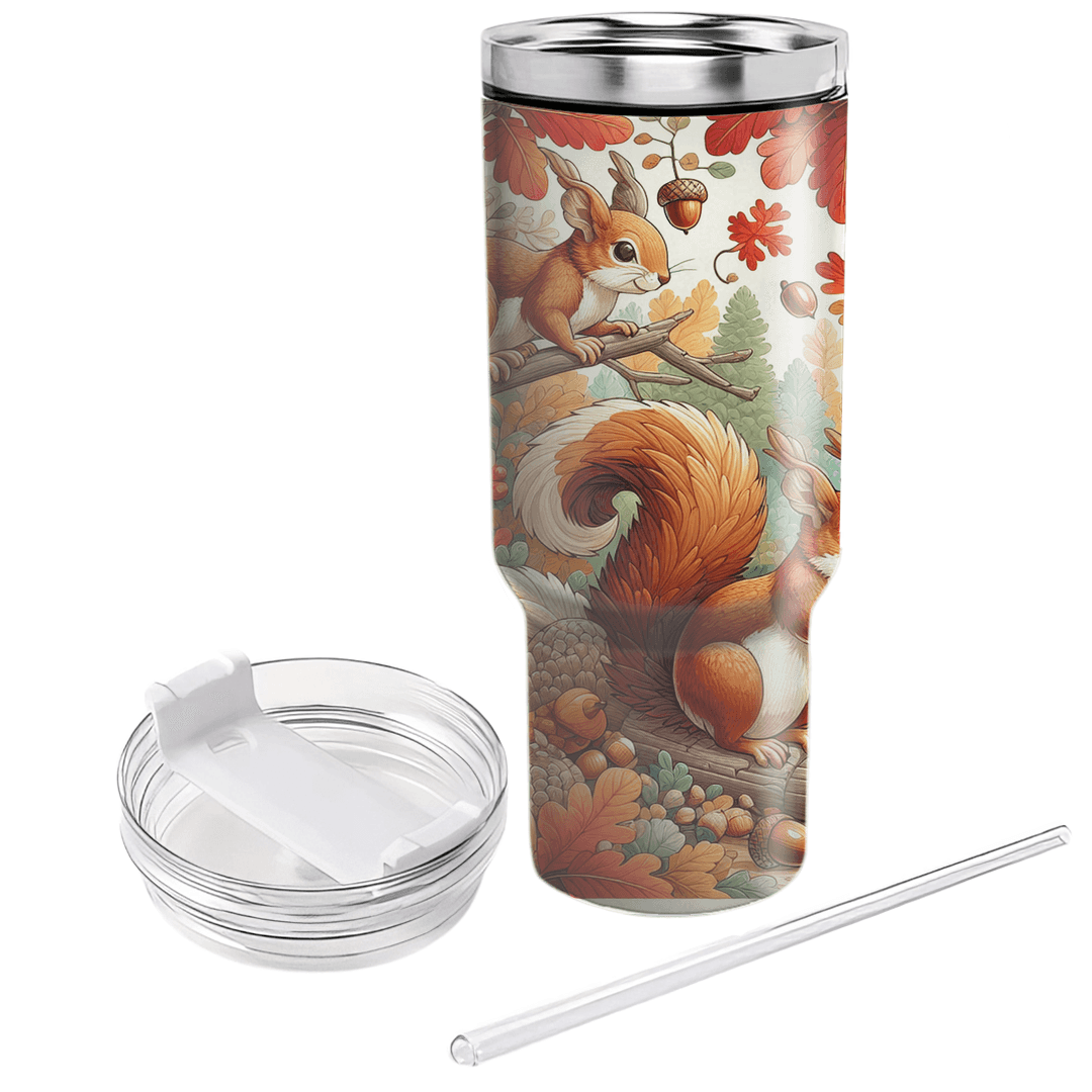 Charming Squirrel Forest  Tumbler Cups