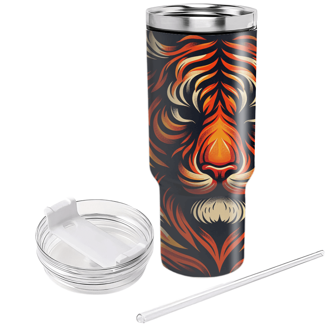 Dramatic Tiger Stripes  Tumblers With Lids