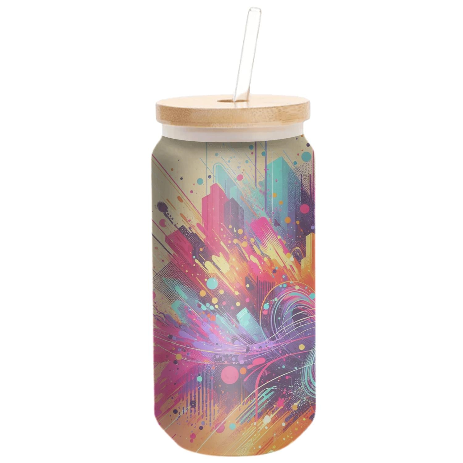 Color Burst Travel Tumblers