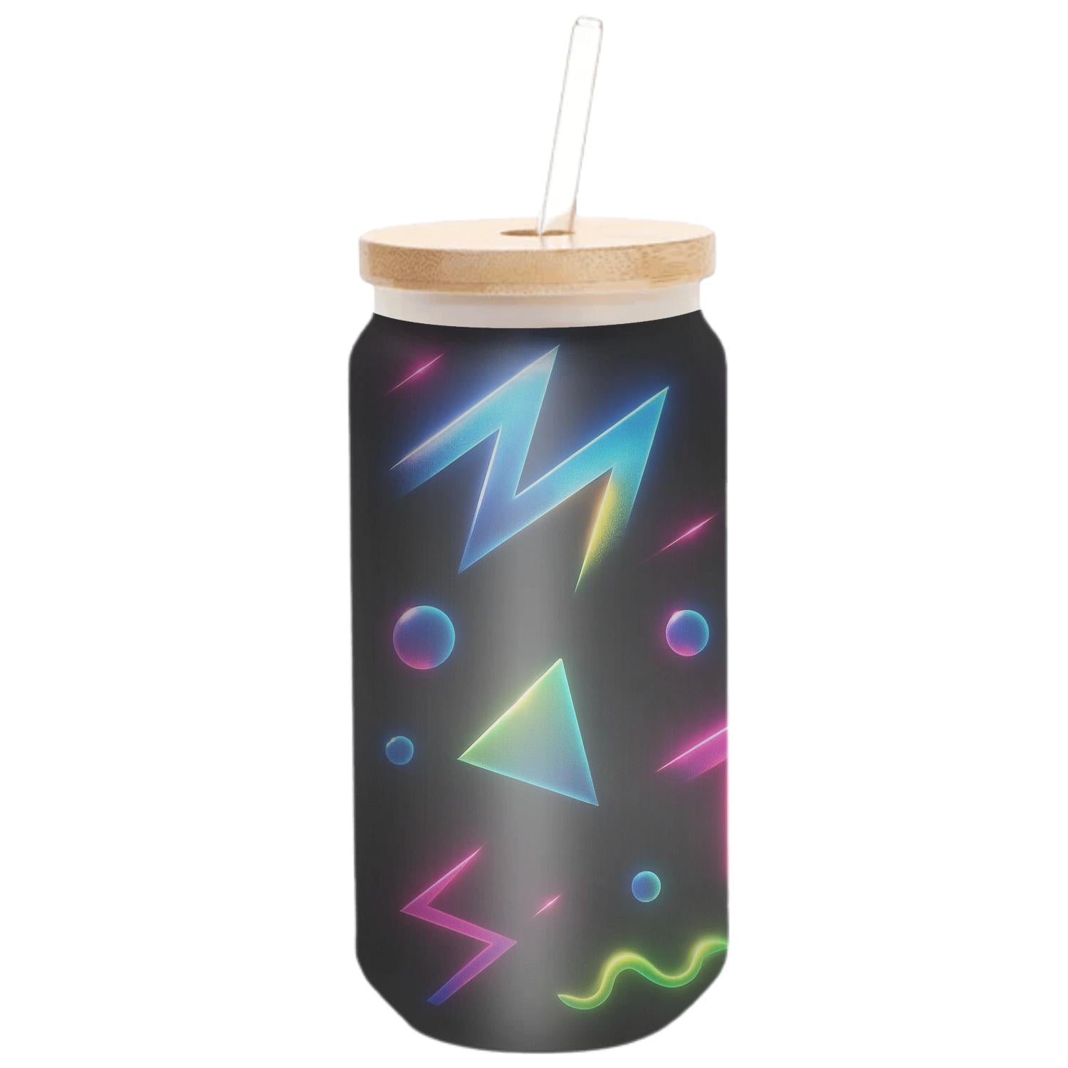Neon Night Vibes Travel Tumblers