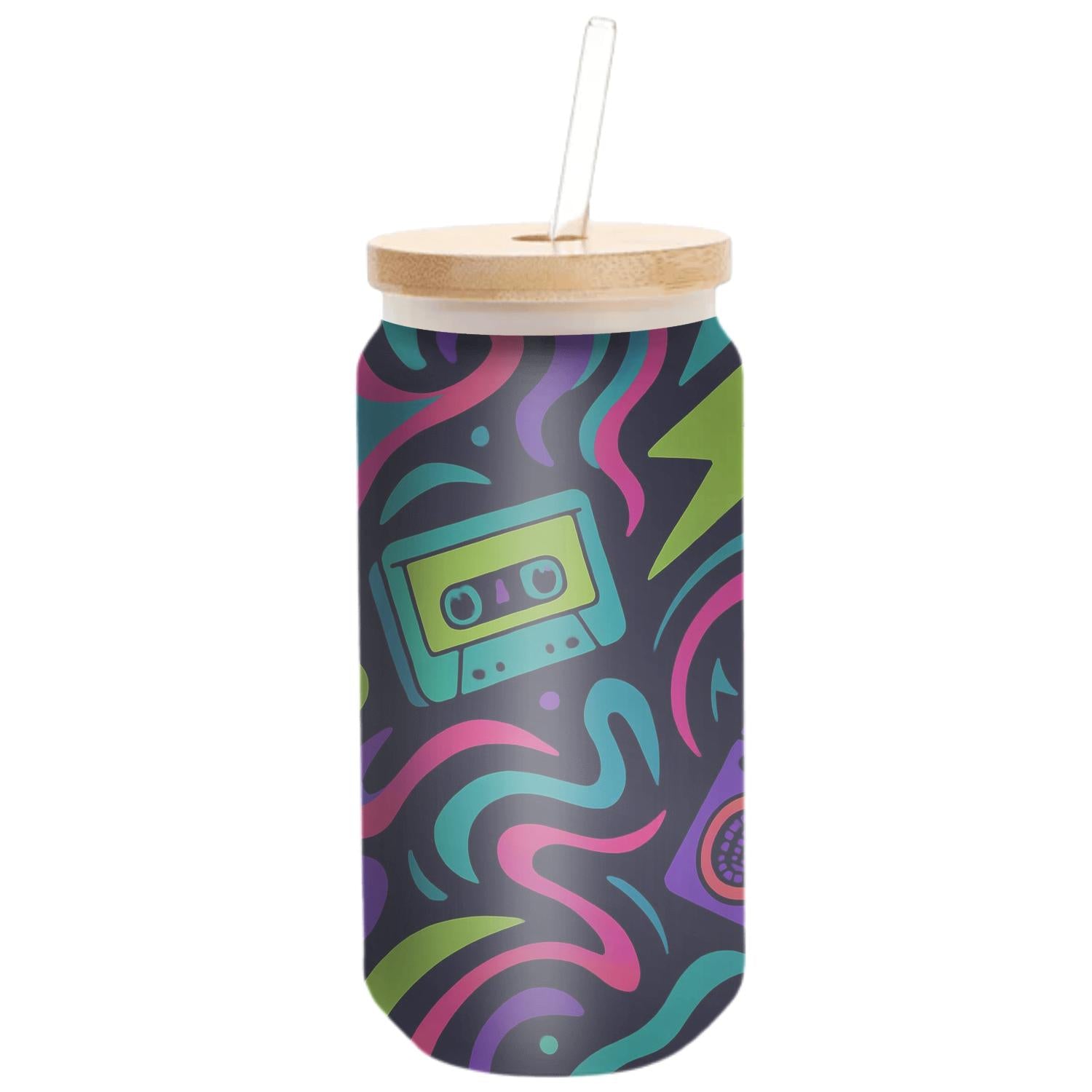 Electric 80s Mashup Unique Tumblers