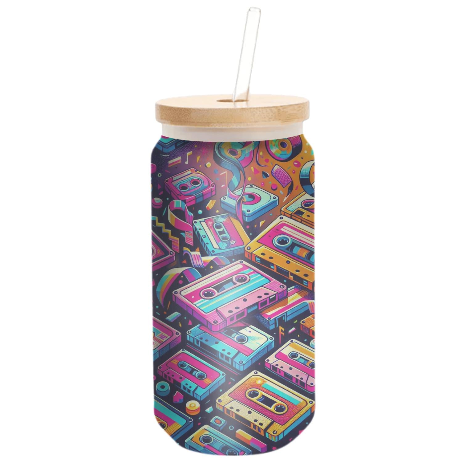 Cassette Tape Madness Travel Tumblers