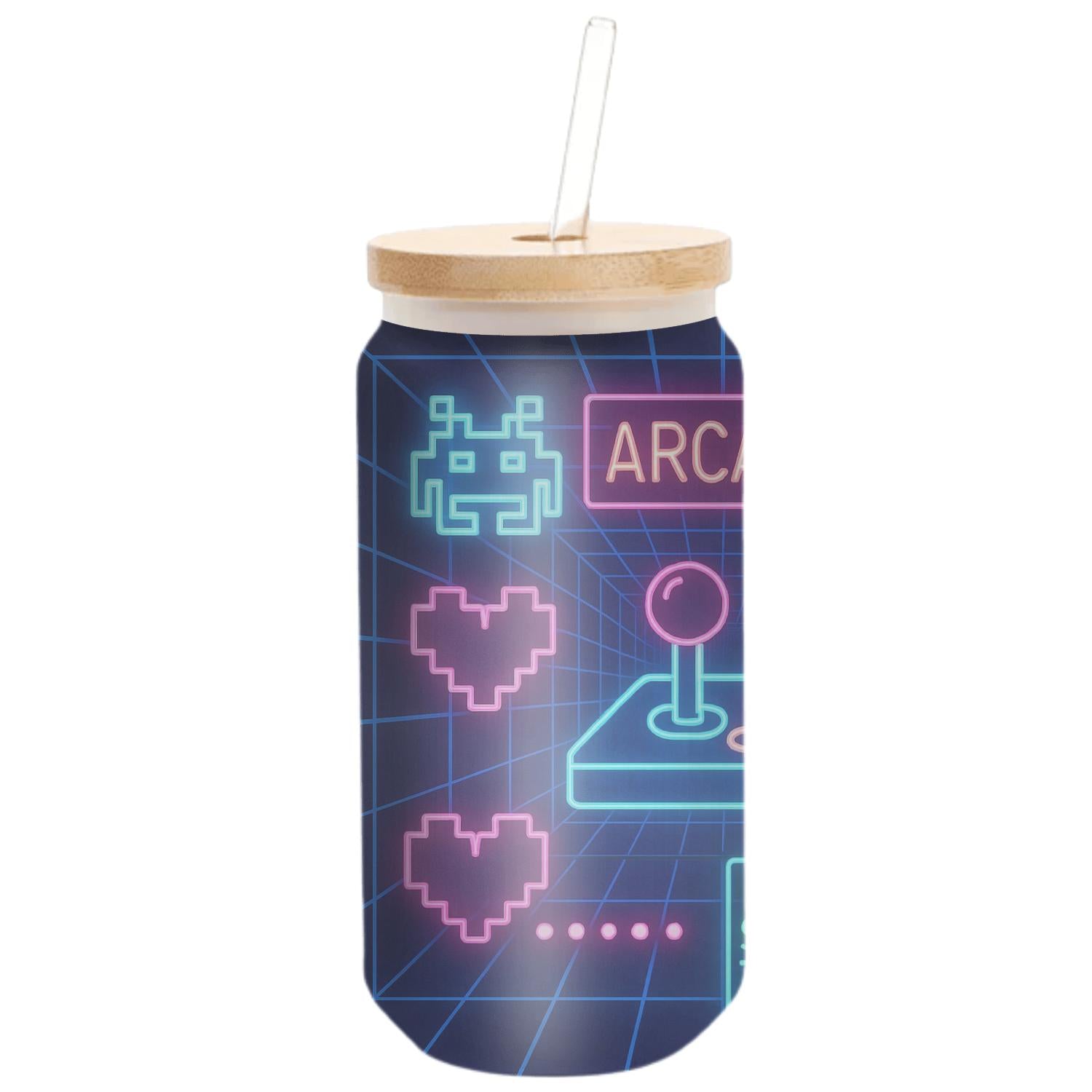 Retro Neon Arcade Unique Tumblers