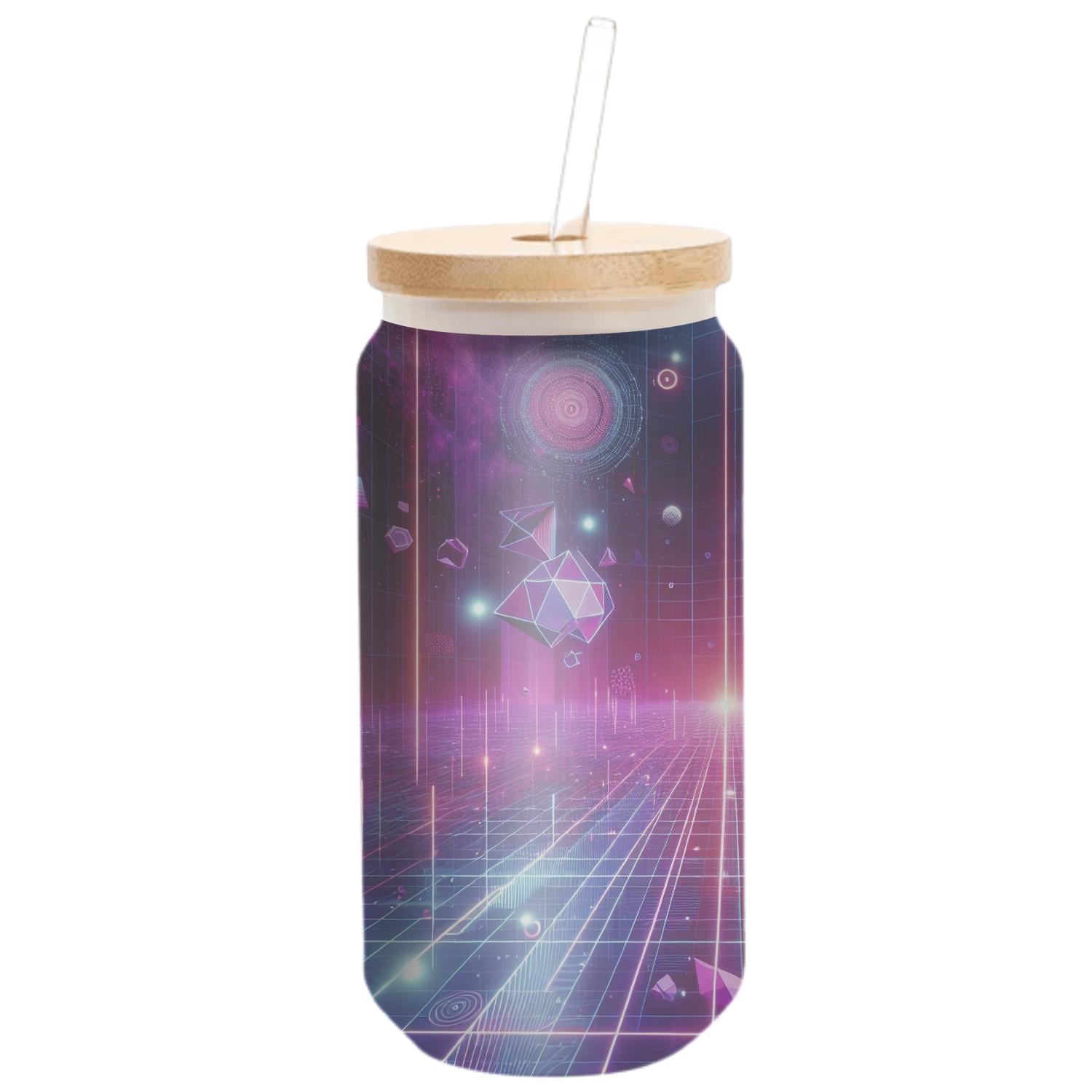 Synthwave Grid Decorative Tumblers