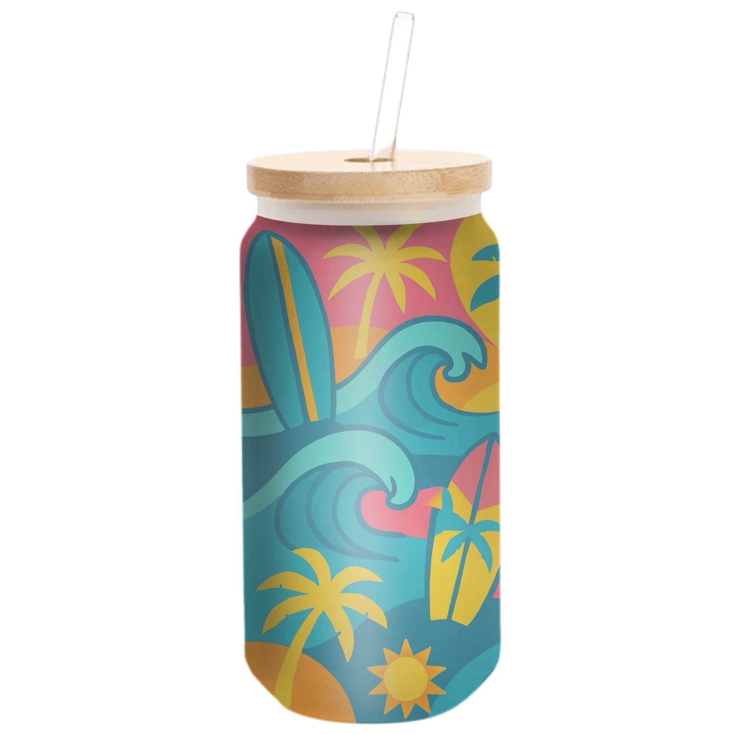 Retro Surf Vibes Tumbler Custom Tumblers
