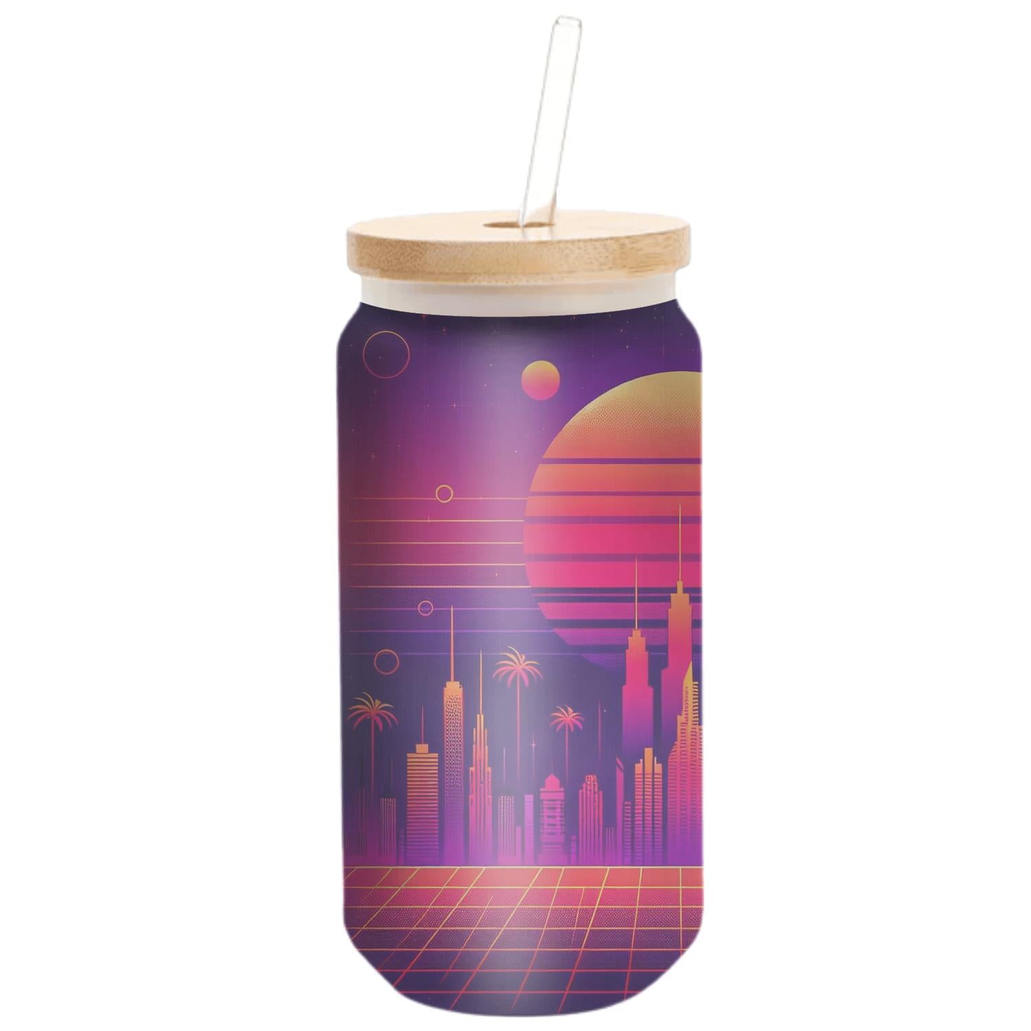 Synthwave Horizon Decorative Tumblers