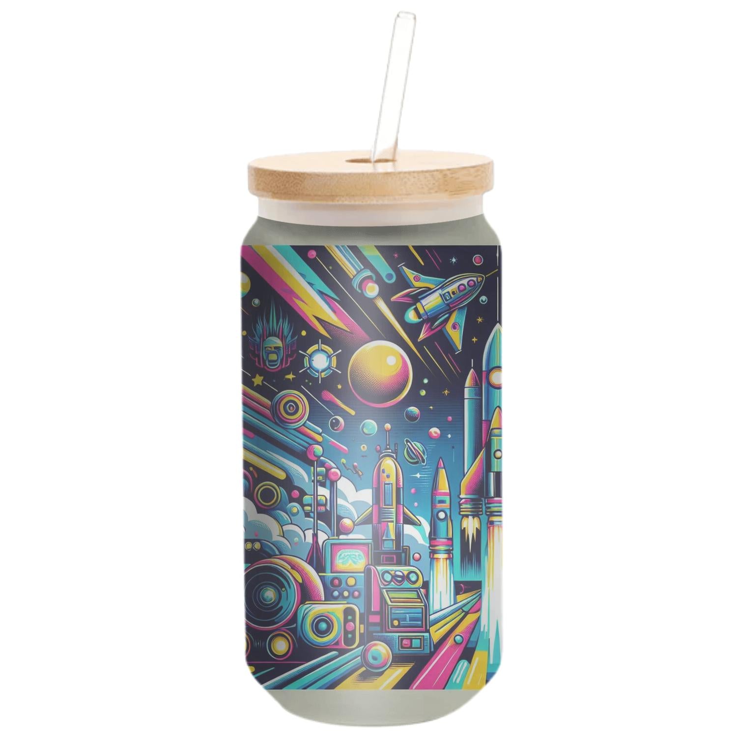 Retro Sci-fi Visions Travel Tumblers
