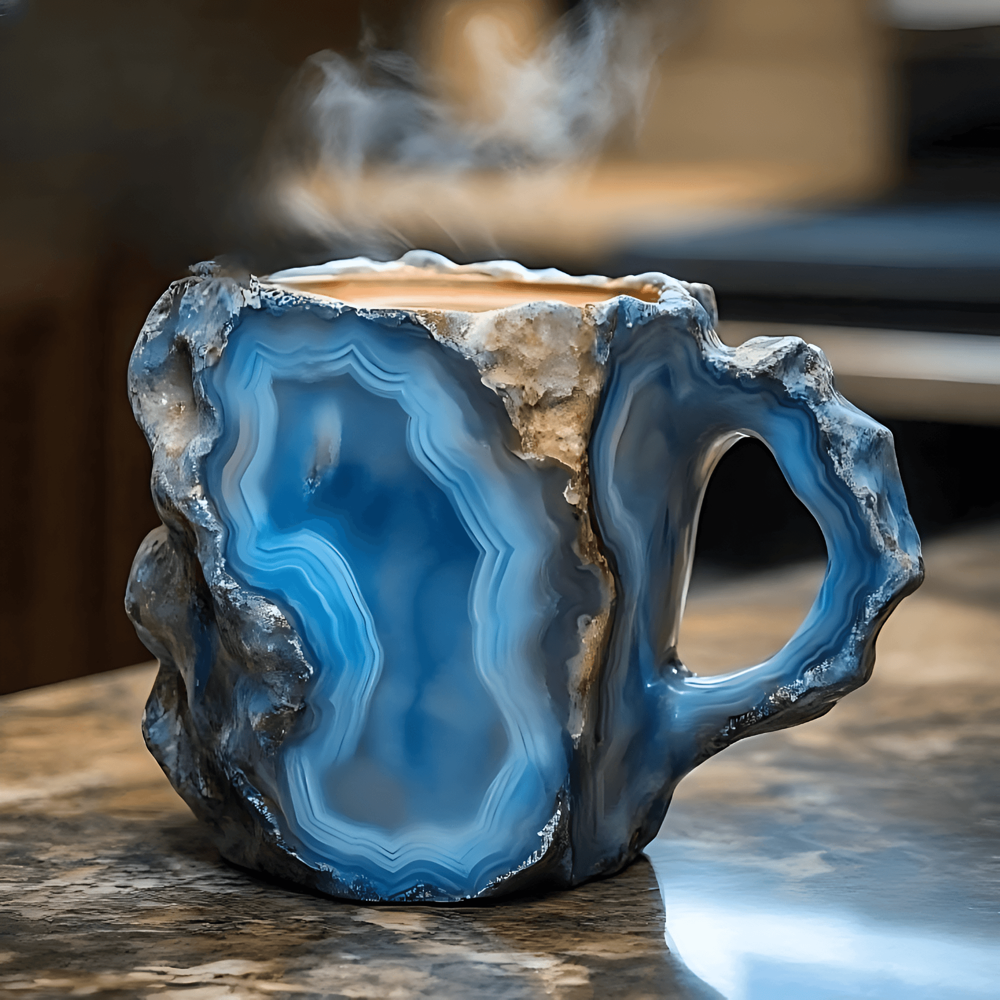 Stone Texture Coffee Mug Natural Rock Style Ceramic Mug for Coffee Tea 350ml