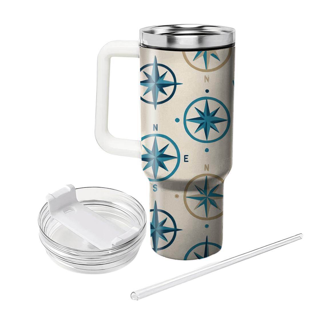 Turquoise Compass Repeat tumbler cups