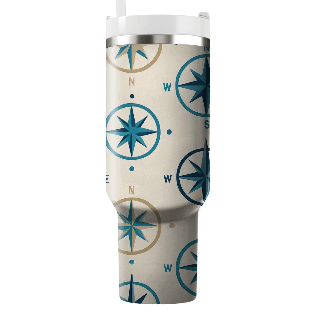 Turquoise Compass Repeat tumbler cups