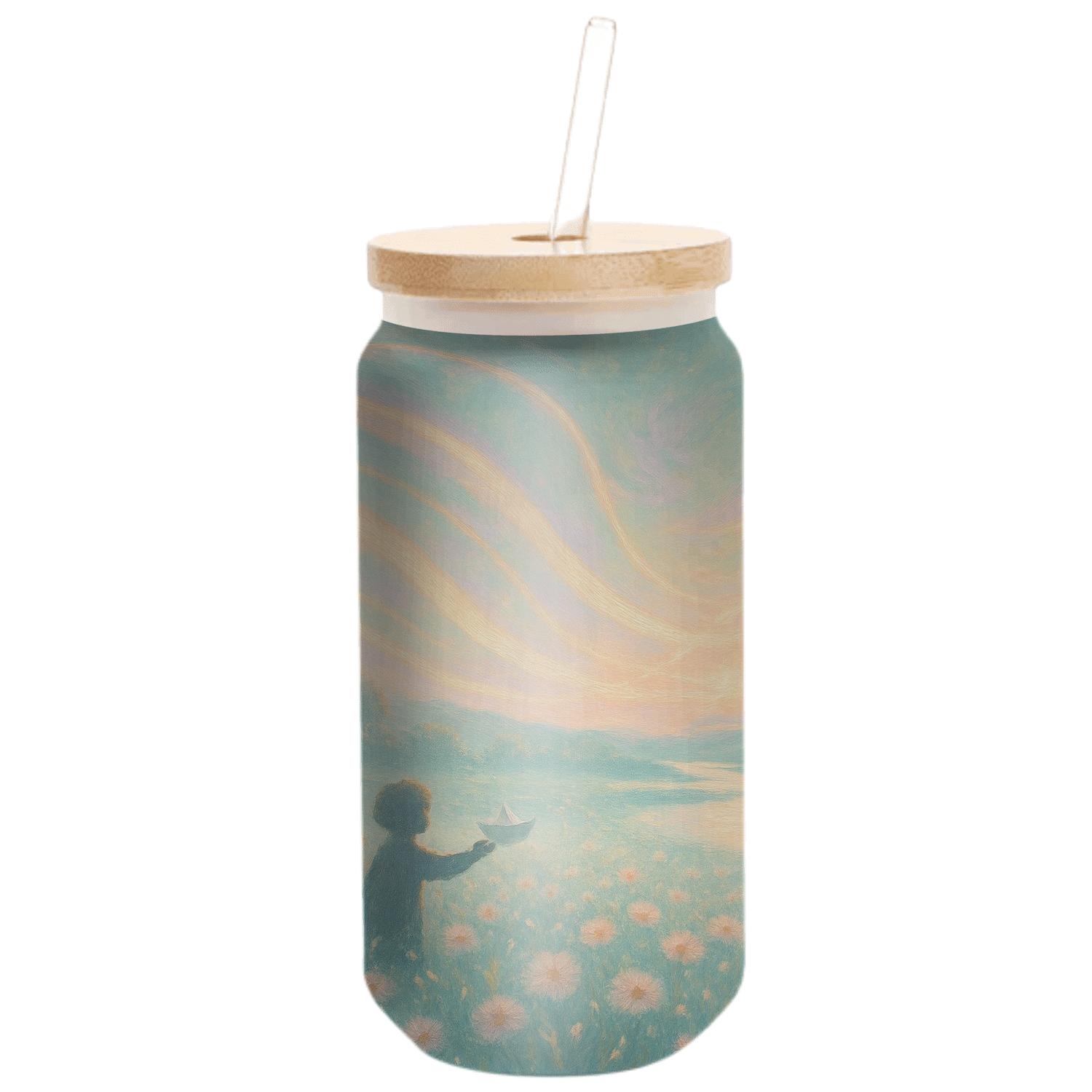 Aurora Spring Equinox artisan blown glass drinkware