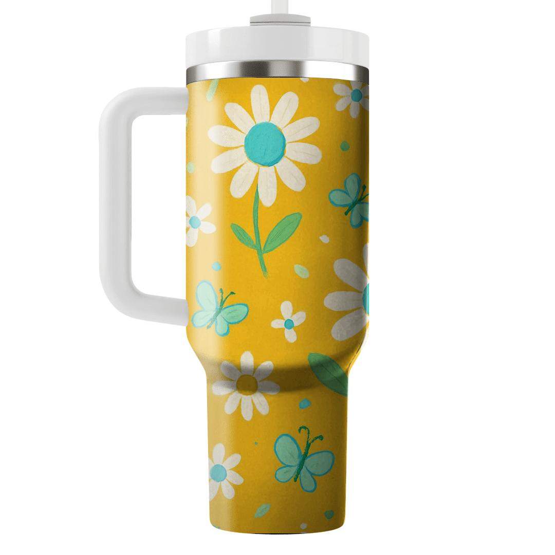 Wild Meadow Playtime personalized tumblers