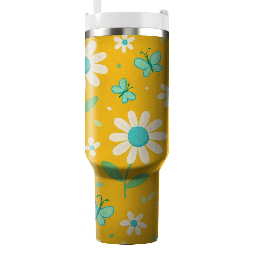 Wild Meadow Playtime personalized tumblers