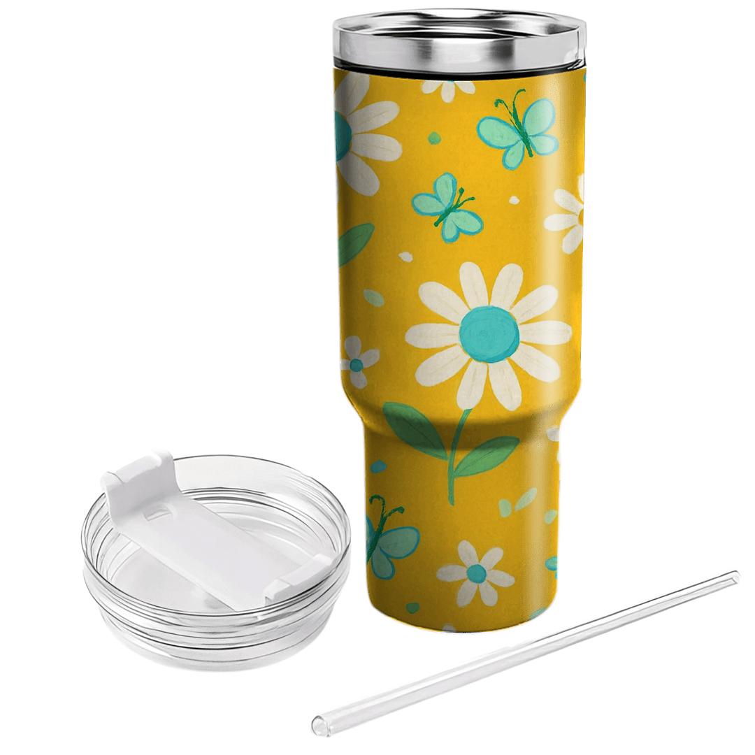 Wild Meadow Playtime personalized tumblers