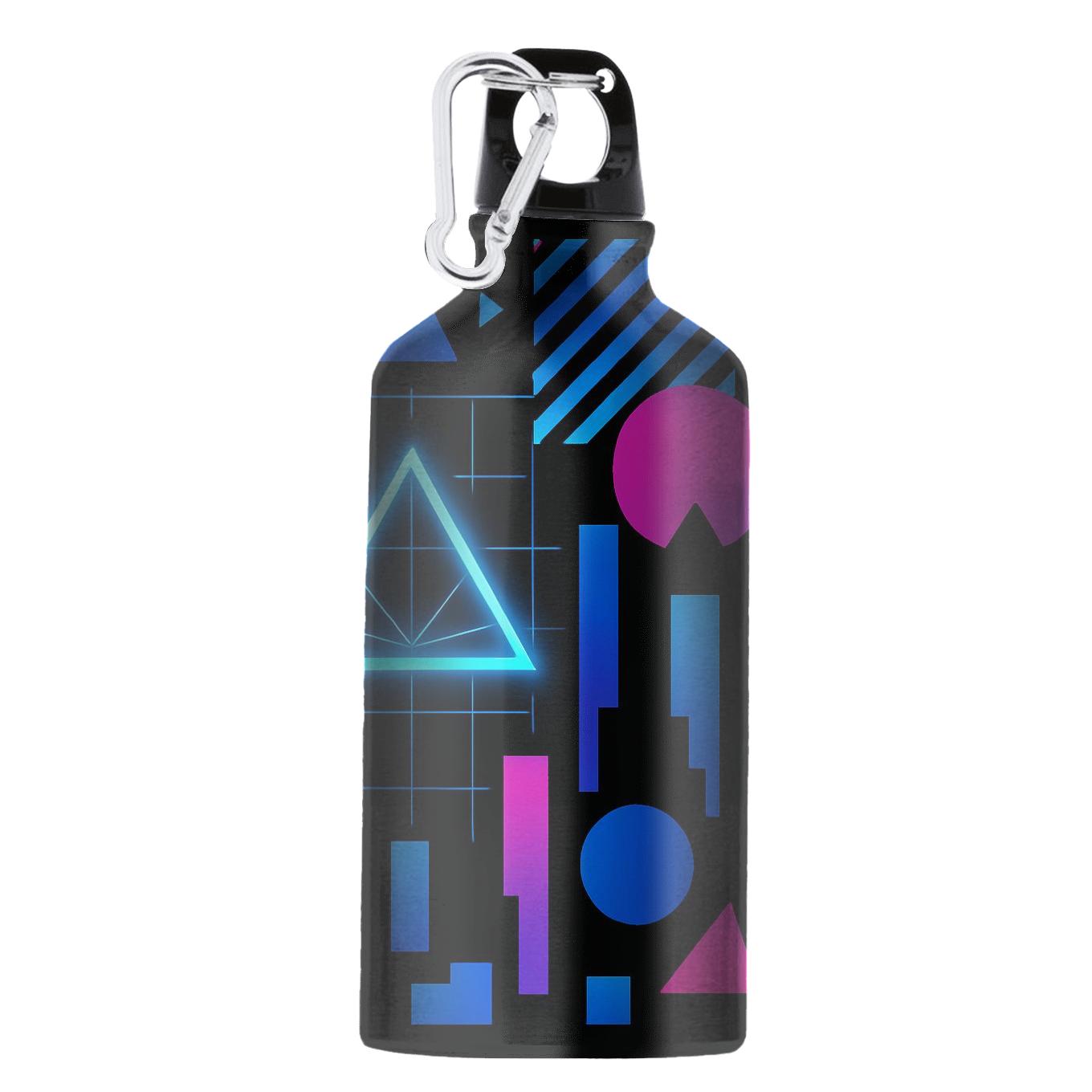 Neon Geometry sports bottles for gifts