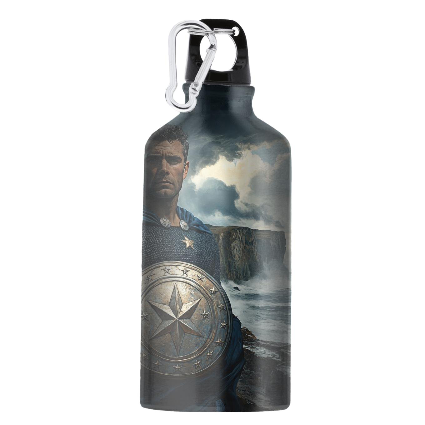 Chris Evans: Shield-Born Resolve Under The Northern Sky personalized sports bottles