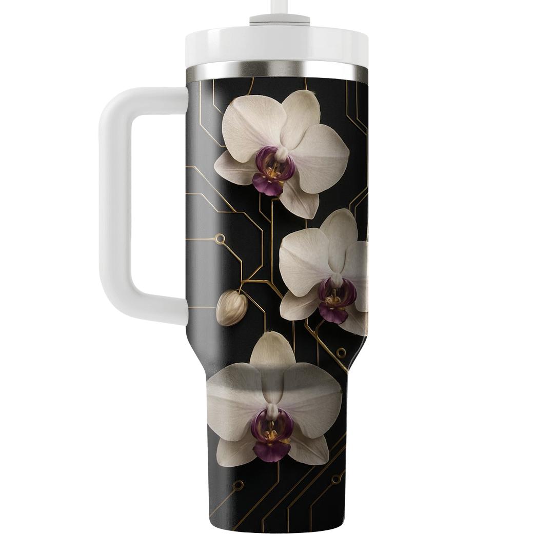 Orchid Circuit Symphony tumblers for gifts
