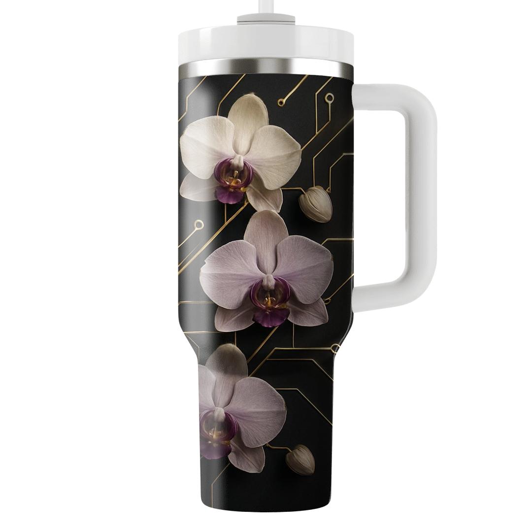 Orchid Circuit Symphony tumblers for gifts