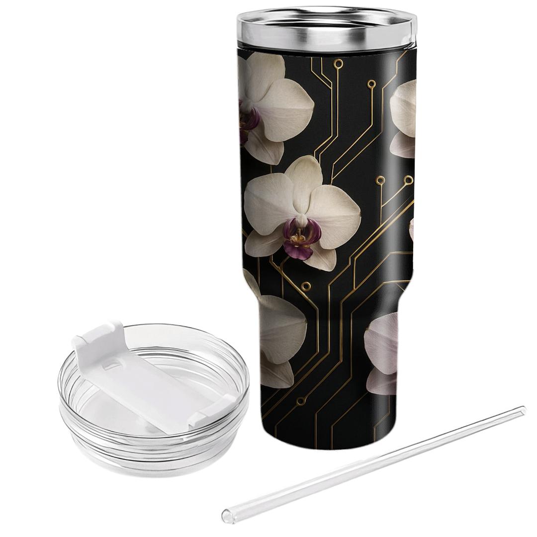 Orchid Circuit Symphony tumblers for gifts
