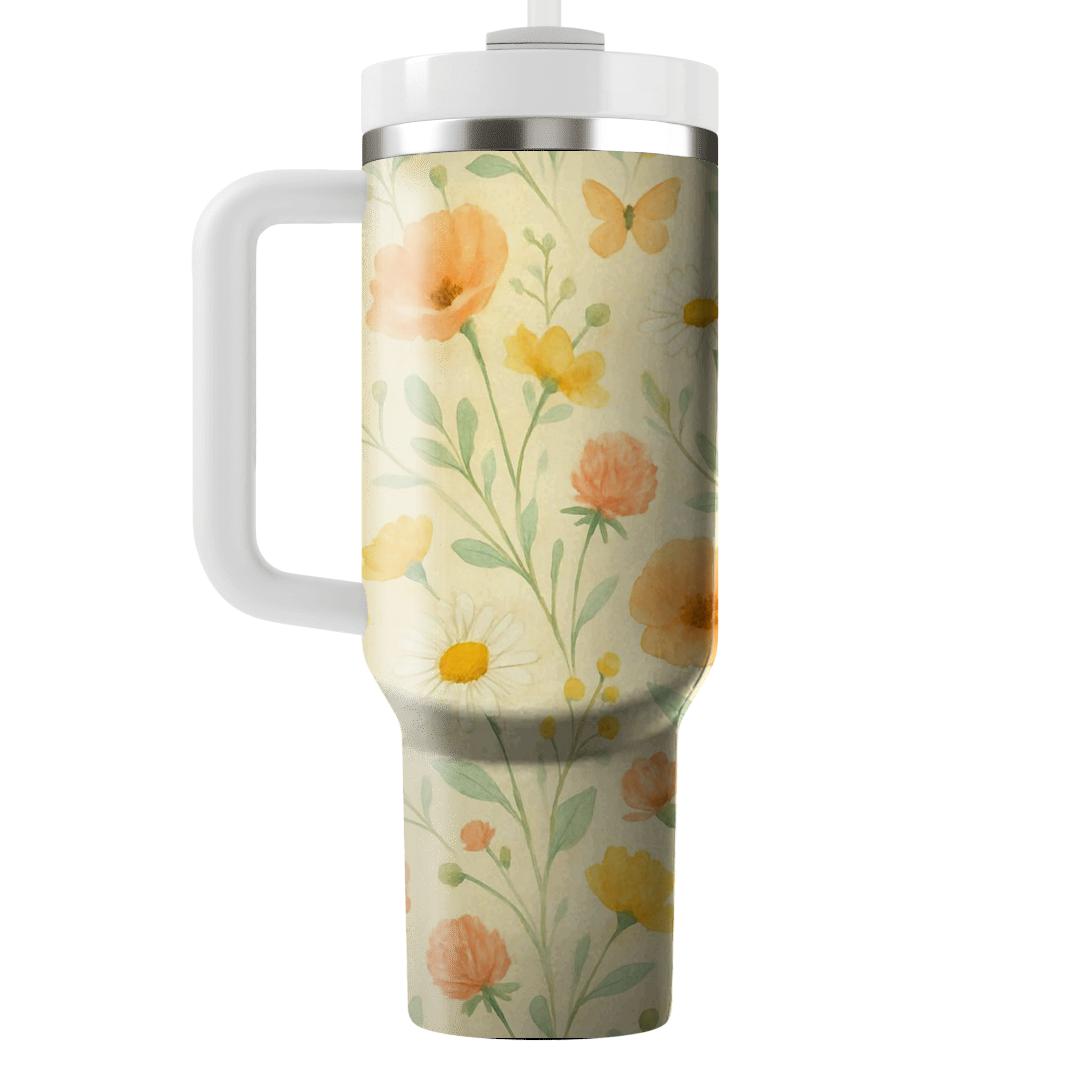 Sunrise Meadow Scatter travel tumblers