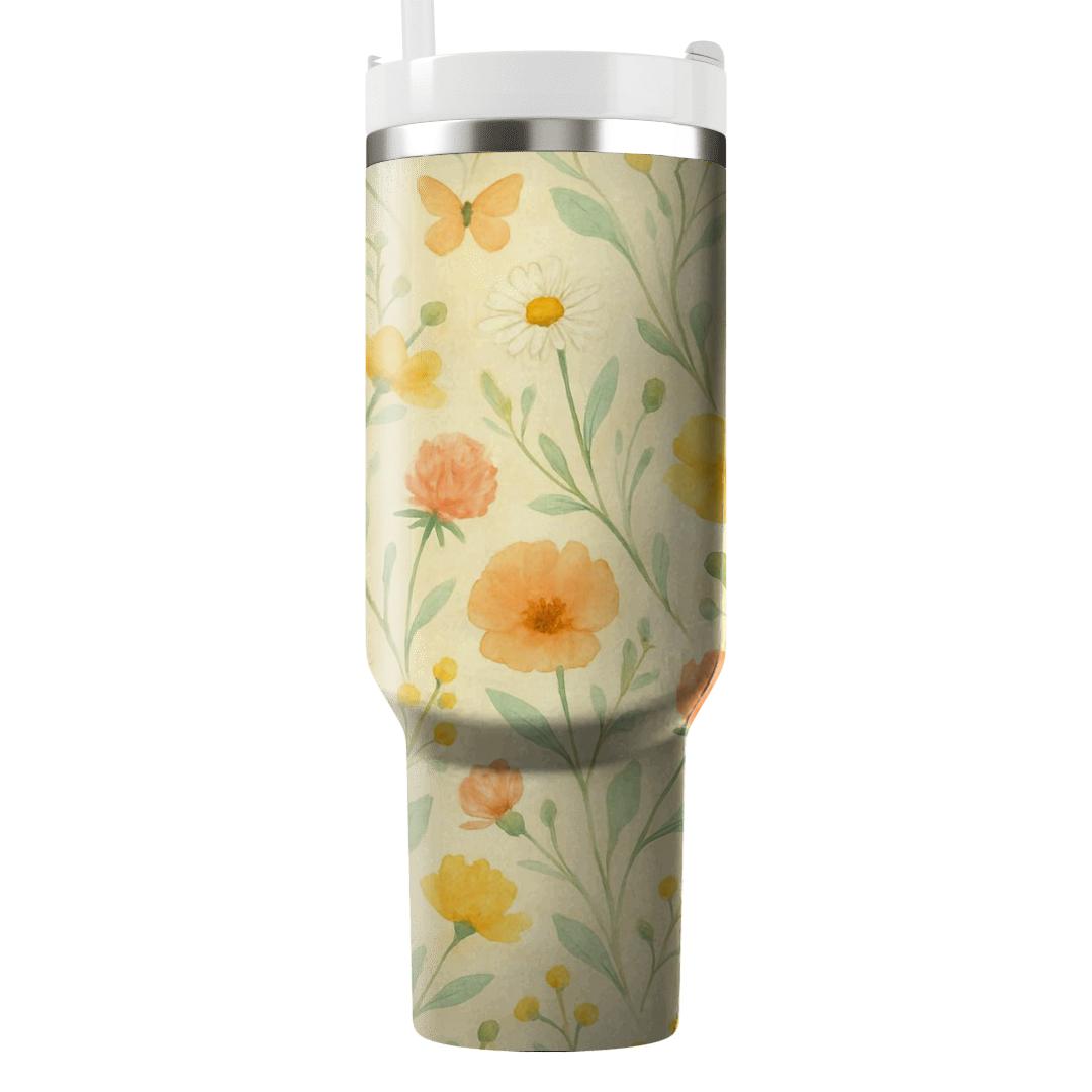 Sunrise Meadow Scatter travel tumblers