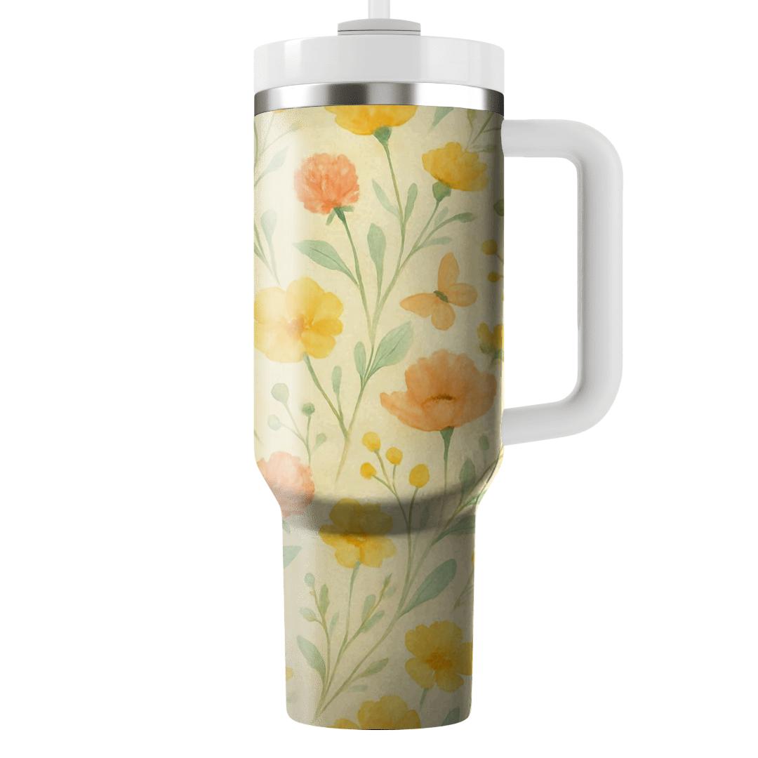 Sunrise Meadow Scatter travel tumblers
