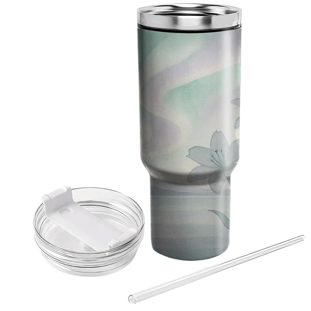 Aurora Lily Silhouettes travel tumblers