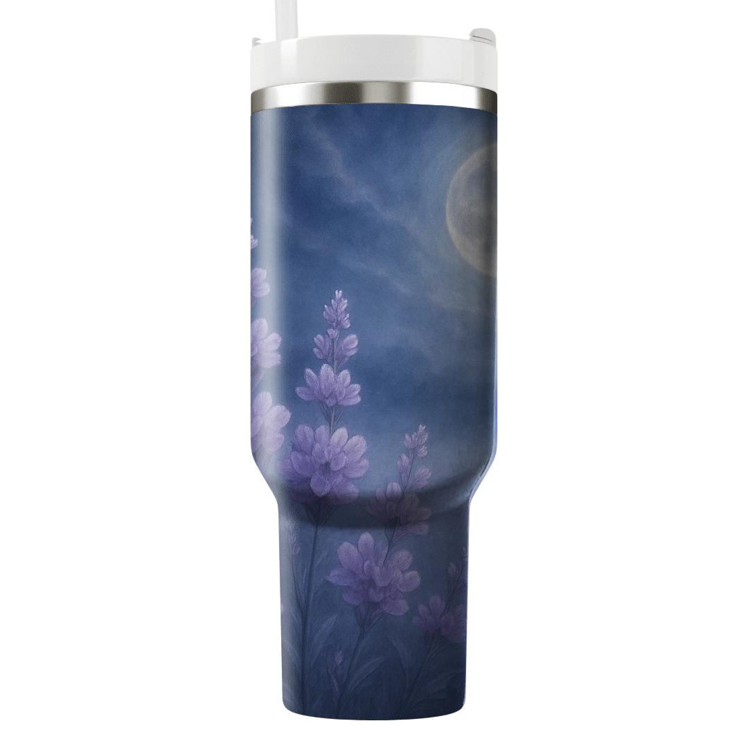 Moonlit Lavender Reverie unique tumblers