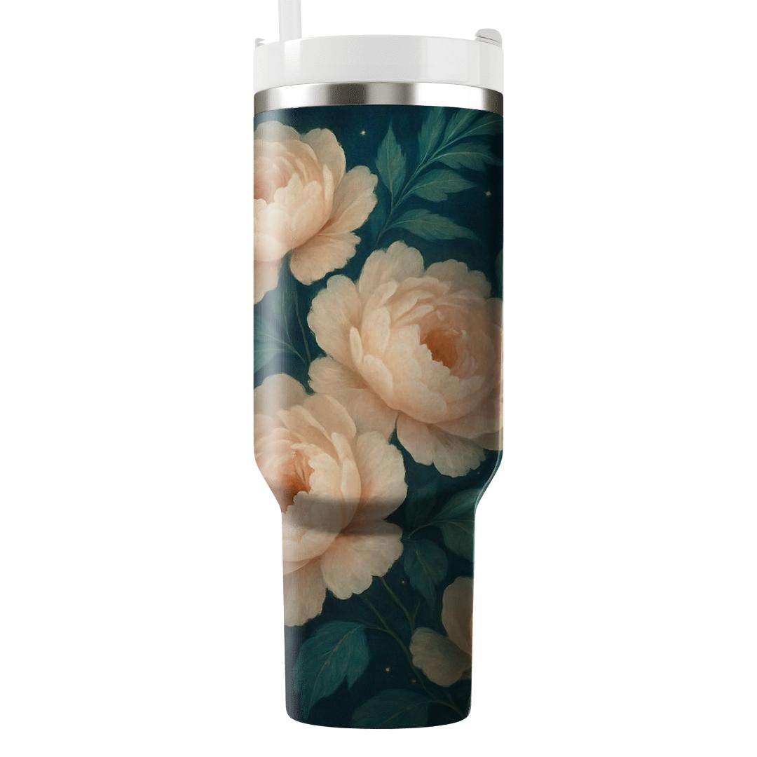 Nebula Peony Cascade decorative tumblers