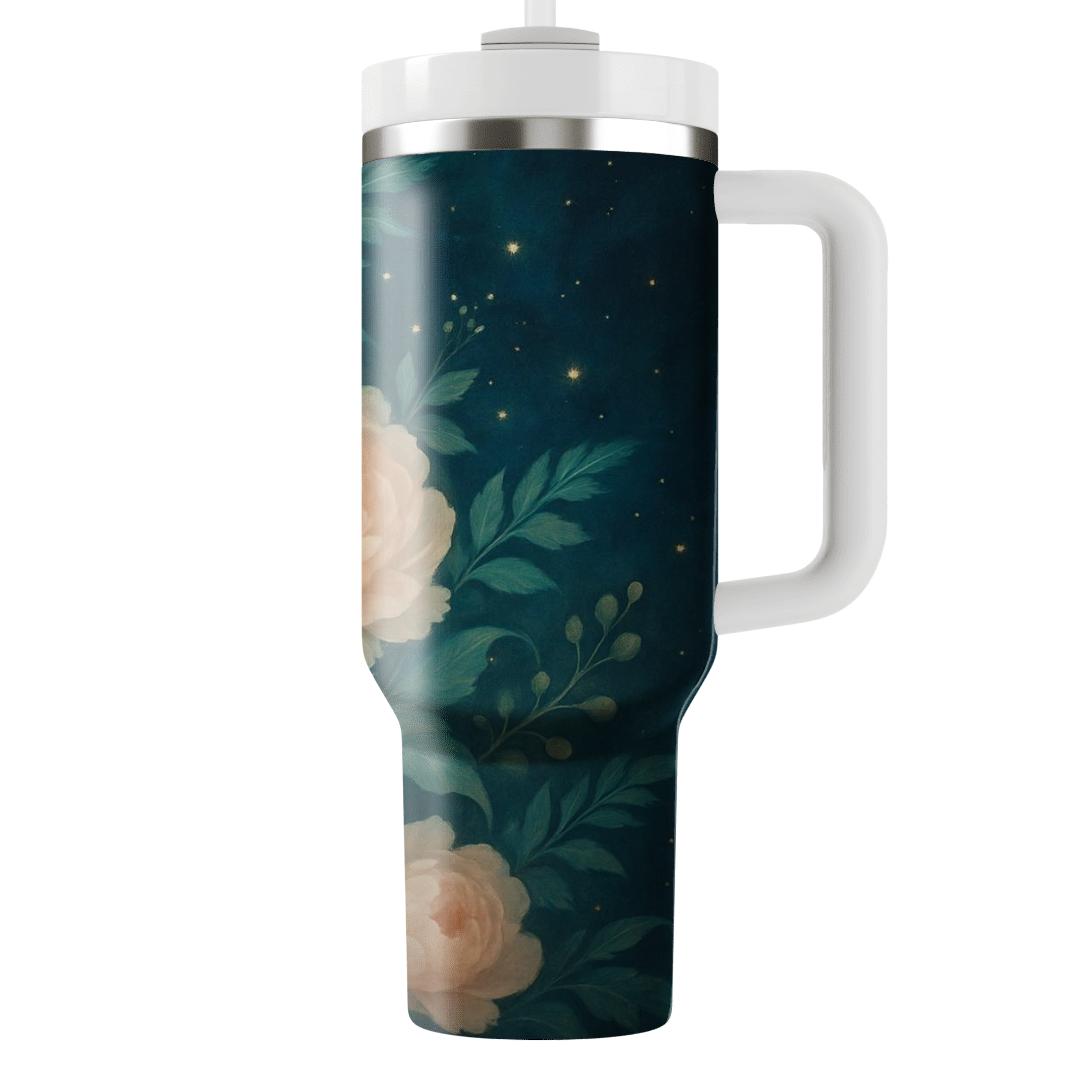 Nebula Peony Cascade decorative tumblers