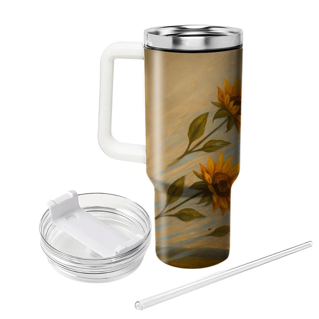 Comet Sunflower Trail travel tumblers
