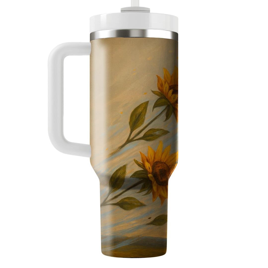Comet Sunflower Trail travel tumblers