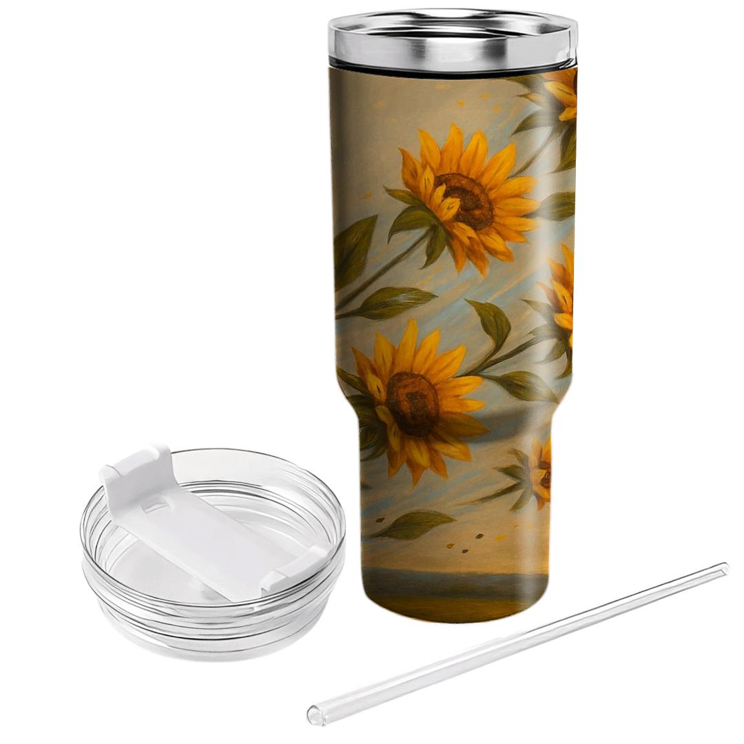 Comet Sunflower Trail travel tumblers