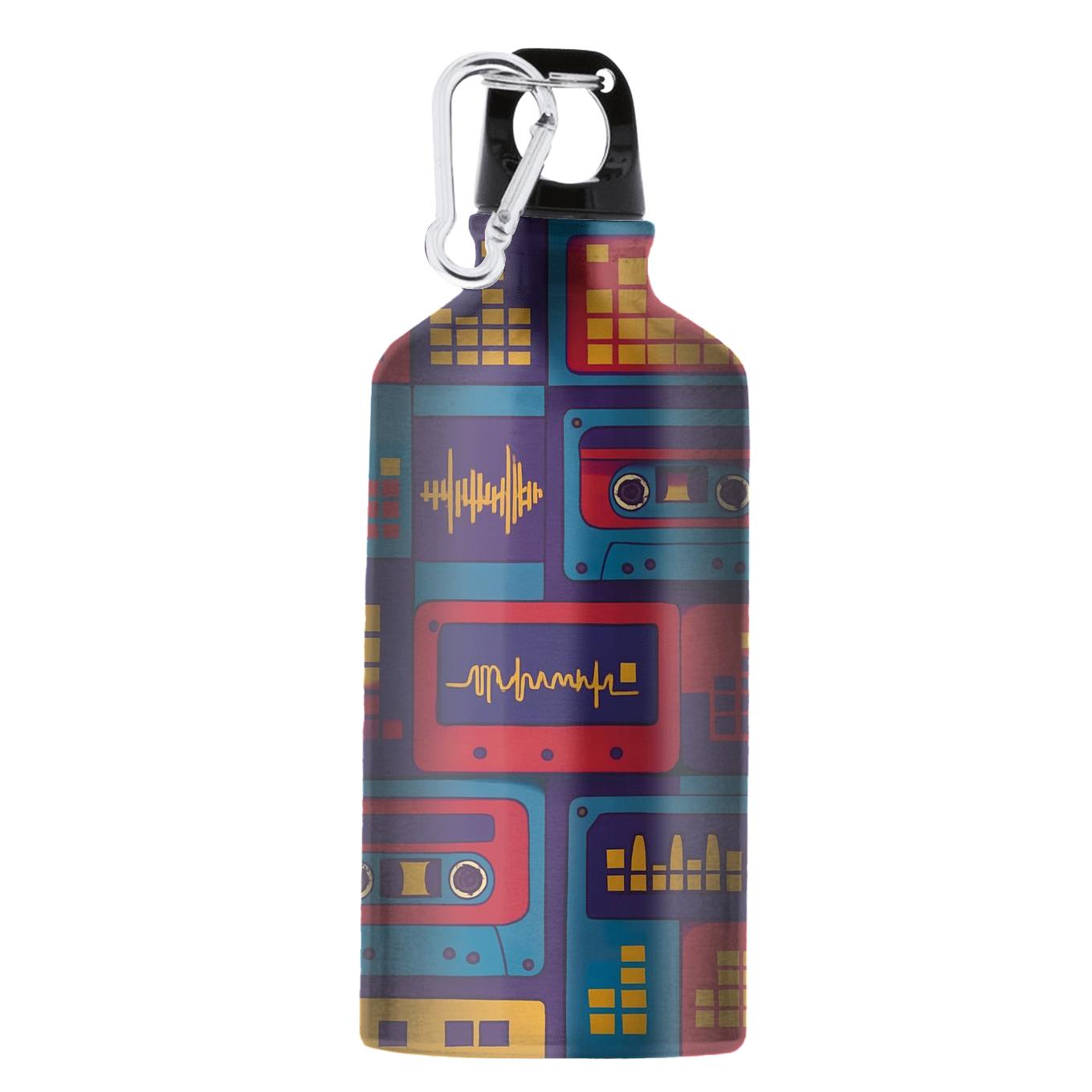 Chromatic Cassette Mosaic stylish sports bottles